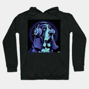 Cyber Punk Basset Hoodie